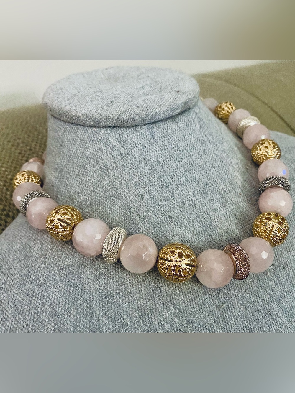 Erica Zap Quartz Bead Necklace